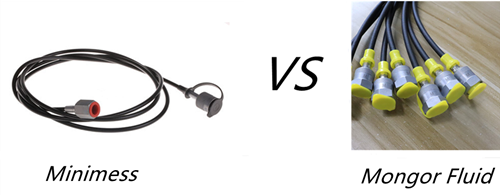 Minimess hose VS Mongor test hose