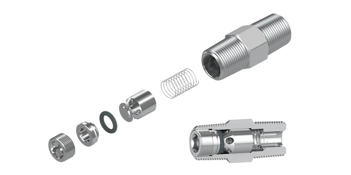 hydraulic check valve 3D drawing_副本