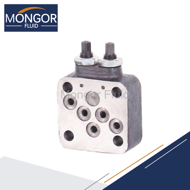 Single And Double Damping EF2-B6H Flow Throttle Valve Block