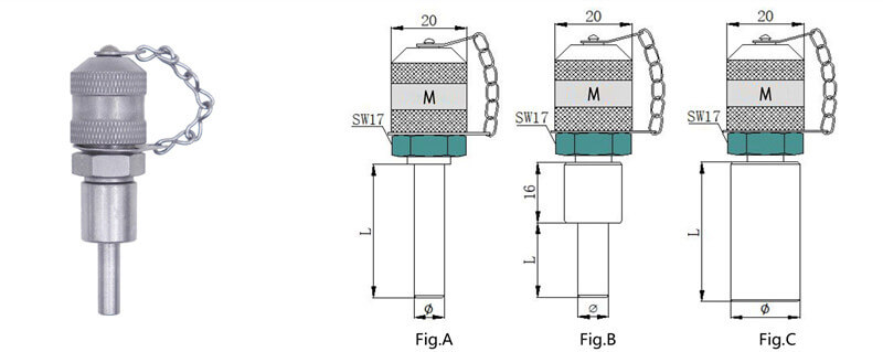 specification of hydraulic test point with tube
