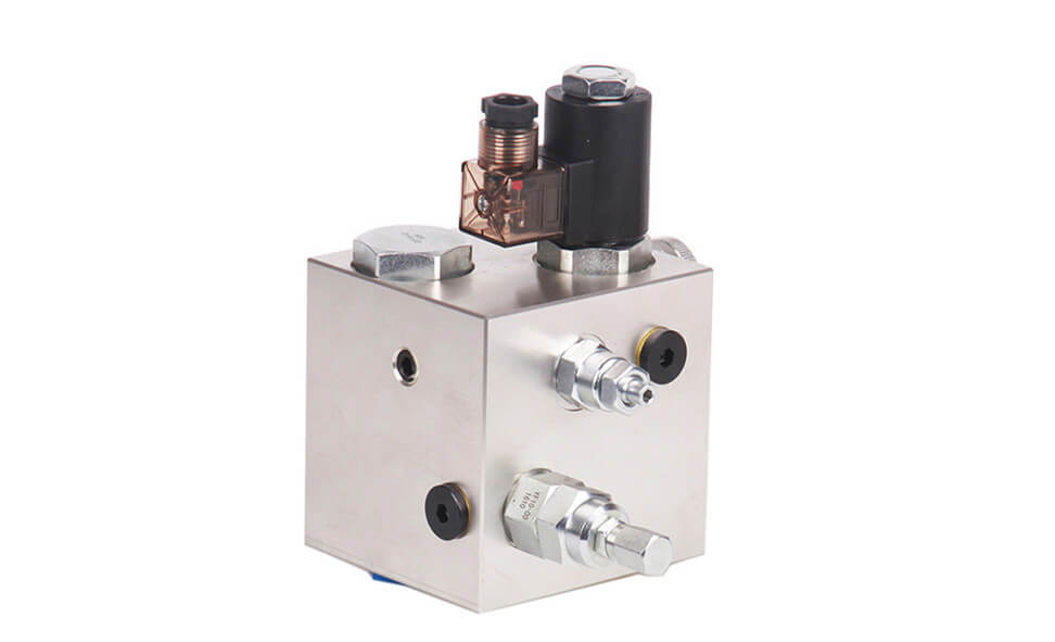 Custom Hydraulic Integrated Valve Block detail