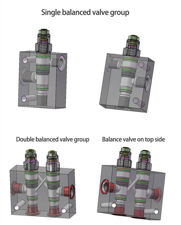 single OR double balance valve