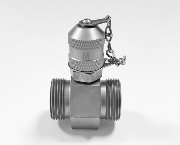 picture of hydraulic test point with tee