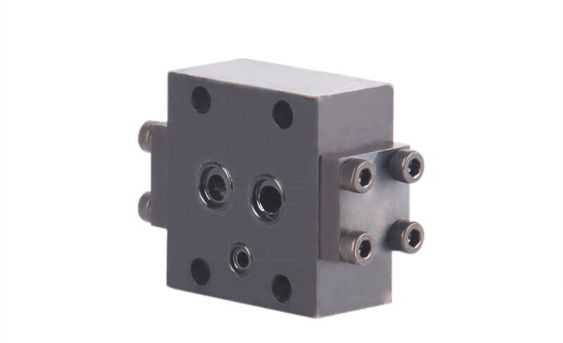 Pilot-operated in-line check valve details