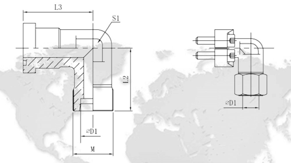 SAE&nbsp;flange&nbsp;adapter(standard series)
